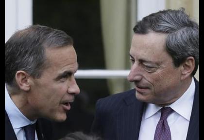 Piyasalar Carney ve Draghi büyüsünde