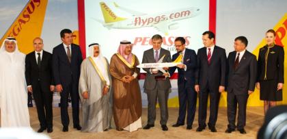 Pegasus'un Kuveyt hattını Cumhurbaşkanı Gül açtı